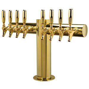 Metro "T" - 8 Faucet - PVD Brass Glycol Cooled